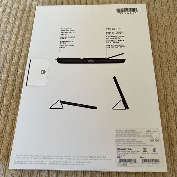 Apple iPad Mini Smart Case in Midnight Blue - Picture 2 of 3